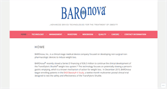 Desktop Screenshot of baronova.com