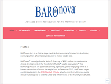 Tablet Screenshot of baronova.com